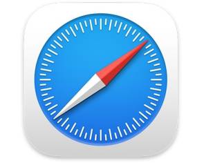 Logo des Safari-Webbrowsers 